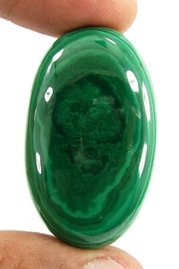 103.50 Ct Natural Green Malachite Gemstone Stone Cabochon Wire Wrap Stone- 11236 - Picture 1 of 2