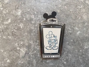 OLD LE Disney Pin WDW Mickey Mouse Animation Legends Spinner 1928 Black White - Picture 1 of 2