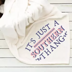 Southern Thing Western Fleece Blanket 50x60 Custom Photo Throw Blanket - Picture 1 of 2