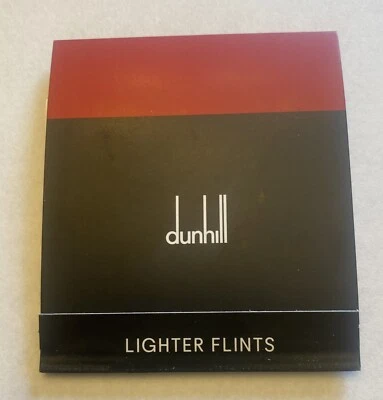 NUEVO Dunhill pedernal rojo para encendedores ROLLAGAS, paquete 9 pedernal Foto 1 de 3