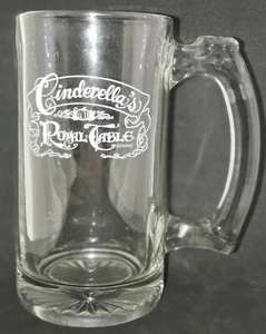 Disney World/Land Cinderella's Royal Table 10 oz Glass Mug Collectible Glassware - Picture 1 of 9