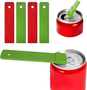 Pop Can Opener – 4 Pack Beer Can Opener, Soda Can Tab Opener, Party Essential To - Picture 1 of 9