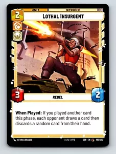 Listige Aggression Lothal Insurgent Rebelleneinheit Boden beim Spielen 2C 2H 3P - Bild 1 von 10