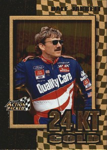 1997 Action Packed 24K Gold #8 Dale Jarrett - NM-MT