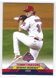 2022 Memphis Redbirds (Triple-A St. Louis Cardinals) Tommy Parsons