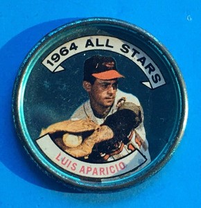 1964 TOPPS COINS #127 LUIS APARICIO ALL-STAR HOFer BALTIMORE ORIOLES