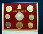 1998 Vatican  Italy Rare Set Coins Unc John Paul Ii In Official Folder
