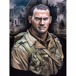 1/10 BUSTO kit modellino resina soldato Ryan Normandia 1944 WW2 non stampato - Foto 1 di 2
