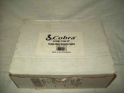 Cobra GPSM 2750 VP Portable Mobile Navigation System Has Original Box "Untested" - Image 1 of 4