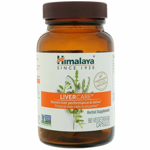 Himalaya LiverCare for Liver Cleanse and Detox - 180 Capsules