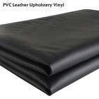Black Vinyl Fabric Upholstery Faux Leather Waterproof Replacement Leatherette