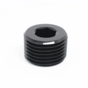 NPT Pipe Thread Plug Hex Allen Socket Aluminum - 3/8 NPT - Picture 1 of 1