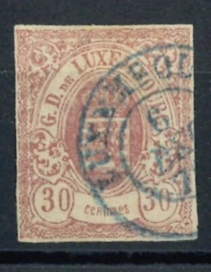 SELLOS ANTIGUOS LUXEMBURGO 1859 - 1863 Escudo de armas - USADO - Imagen 1 de 2