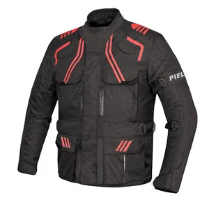 Motorradjacke Touringjacke Herren Cruiser Textil Wasserdicht Protektoren Schwarz - Bild 1 von 8