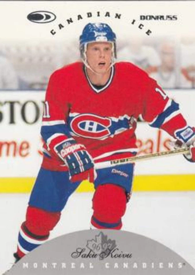 #40 Saku Koivu - Montreal Canadiens - 1996-97 Donruss Canadian Ice Hockey - Image 1 of 1