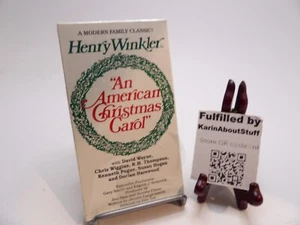 An American Christmas Carol [VHS Tape] Holiday Movie Henry Winkler Free Shipping - Picture 1 of 5