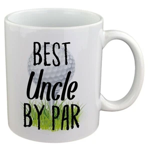 Best Uncle By Par Golf Fathers Day Design Ceramic Mug XCMN362 - Picture 1 of 1