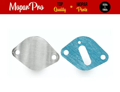 1951-1953 DODGE TRUCK NEW FUEL PUMP BLOCK OFF DELETE PLATE FLATHEAD 6 - Image 1 of 4