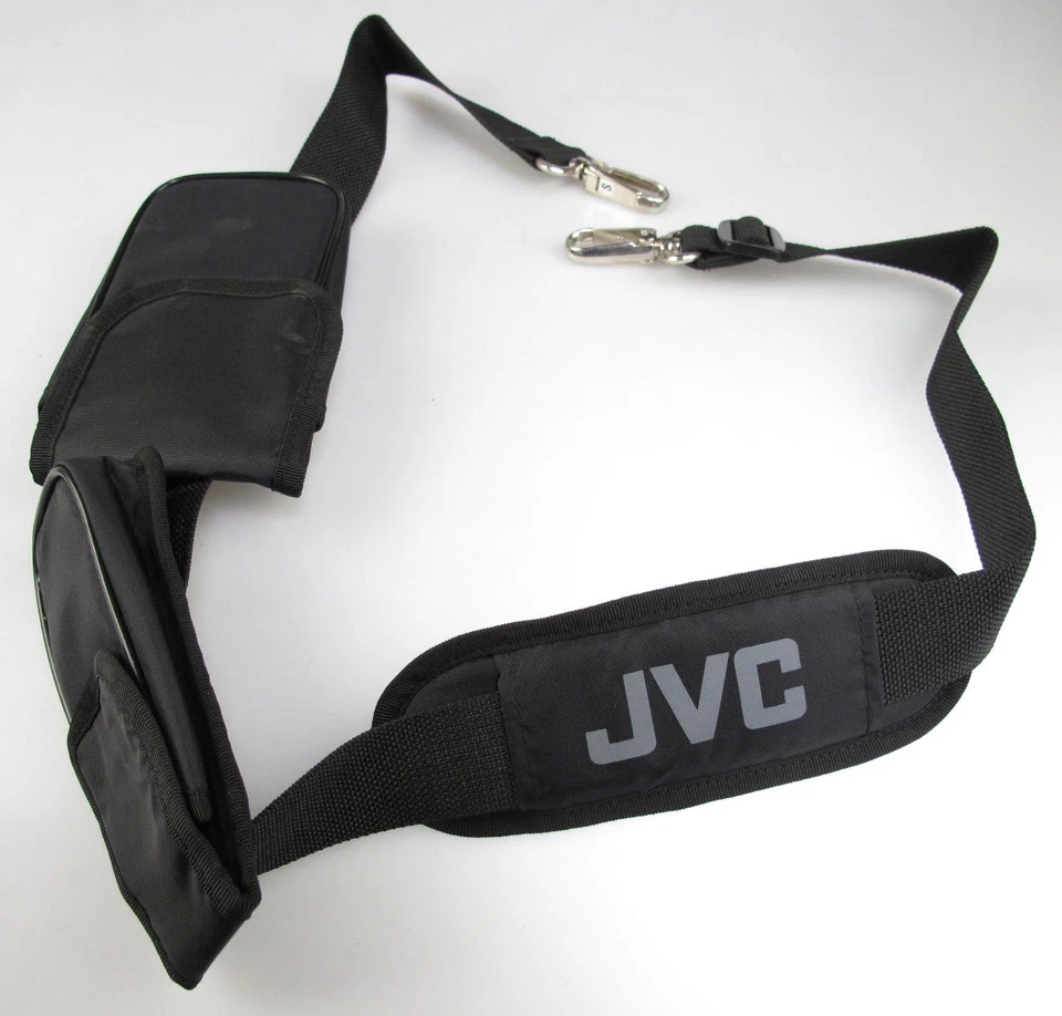 NEW JVC Camera/Camcorder Kaboom Shoulder Belt Strap LV36929-002A w/ Pouch Black - Image 1 of 4