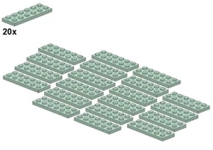 LEGO® - Plates - Sandgreen - 3795-12 - 2x6 (20Stk) - Platte - Sandgrün - Picture 1 of 1