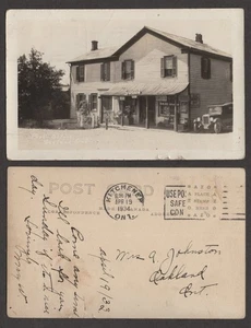 1934 Canada Real Photo Postcard – Oakland Ontario – Post Office – Brant County - Picture 1 of 1