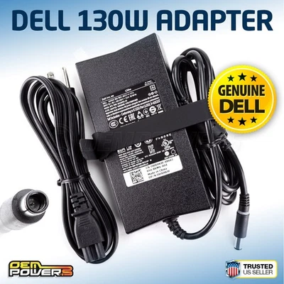 Cargador Estación Base Portátil GENUINO DELL WD15, D6000 130w 19.5V 6.7A Adaptador de CA Foto 1 de 4