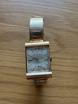 Wittnauer 14k 黄金正装手表 22 x 32 毫米手动上弦 — 第 1/4 张图片