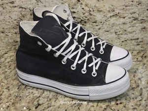 Scarpe alte Converse Chuck Taylor AS platform lift nere da donna taglia 9 560845F - Foto 1 di 14