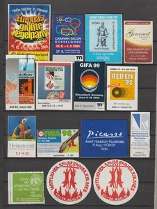 Germany Cinderellas Poster Stamps Vignets Exhibition Seal Selection B - Picture 1 of 1