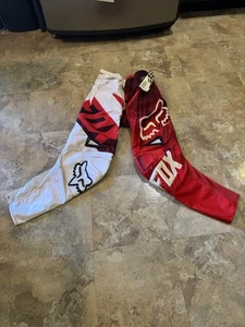 Fox Racing 180 Motocross Pants Size 28 - Black And White - Picture 1 of 4