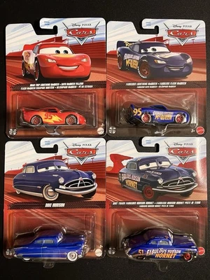 Disney Pixar Cars Fabulous Doc Hudson Hornet & Lightning McQueen LOT OF 4 - Image 1 of 4