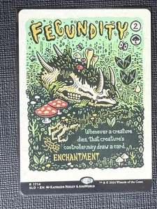 Mtg Secret Lair Prints of Darkness — Fecundity —NM - Picture 1 of 1