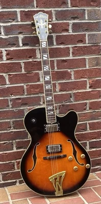 Washburn J-6 SF MONTGOMERY Sunburst 1996 Guitar with GIGBAG - Image 1 of 4