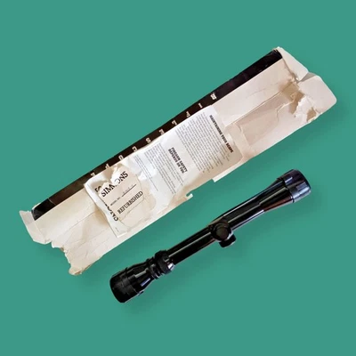 Simmons 21012 3-9x32 Rifle Scope w/ Caps Clear Optics Hunting Good - Image 1 of 4