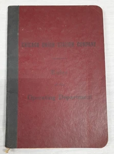Chicago UNION STATION - Rules of OPERATION, 1952 - Picture 1 of 4