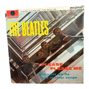The Beatles Please Please Me 1963 UK Mono Vinyl Record LP PMC 1202 Code M - Picture 1 of 18
