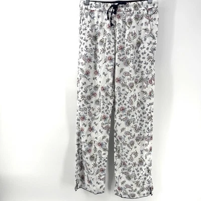 Victoria's Secret Pantalón Salón/Dormir Talla S Blanco con Estampado Floral Foto 1 de 4