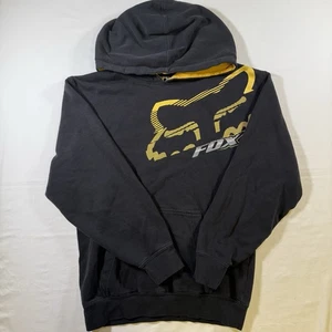 Fox Racing Youth Large Yellow Printed Graphic Hoodie Long Sleeve Pockets - Bild 1 von 8