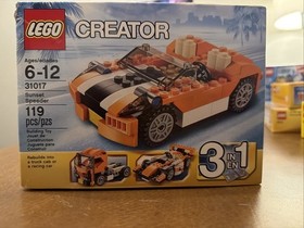 LEGO CREATOR: Sunset Speeder (31017) 3 in 1 Ages 6-12 119 Pieces New damaged box
