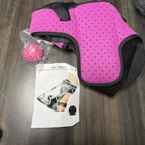 Plantar Fasciitis Night Splint Brace with Massage Ball for Foot Pain Relief - Picture 1 of 4