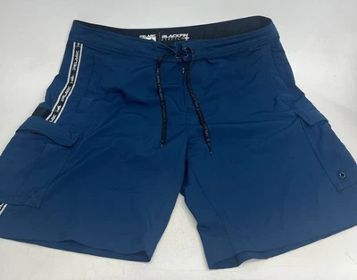 Pantalones cortos de tabla elásticos de aleta negra PELAGIC para hombre - talla 38 - azul oscuro Foto 1 de 4