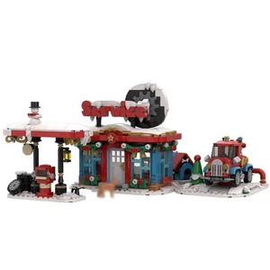 Christmas Winter Little Winter Service Station 1227 Parts MOC-157054 - Picture 1 of 7