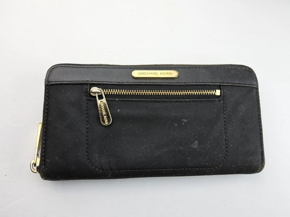 Michael Kors Nylon Zip Around Full Size Wallet - Image 1 of 4