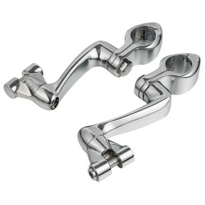 Protector de motor de 1 1/4" estriberas de carretera y montaje apto para Harley Electra Road Glide Foto 1 de 4