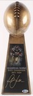 Marshall Faulk Signed Gold 15” Championship Trophy