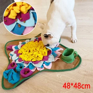 Pet Dog Snuffle Mat Sniffing Nose Training Pad Toilet Mat Treat Puzzle Toy UK - Picture 1 of 14