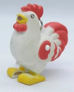 Hahn figurale Taschenlampe 2" hoch Schlüsselanhänger Schlüsselring mit Sounds! - Bild 1 von 3