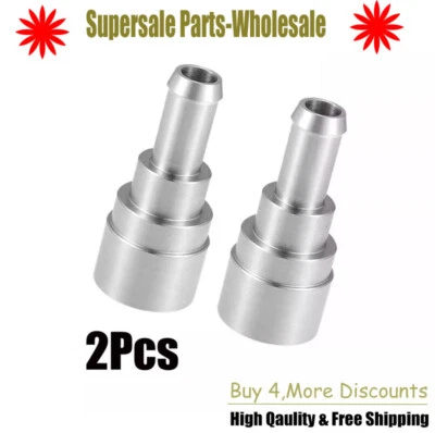 Pack (2) Coolant Connector Hose for Chevrolet Silverado 3500 2001-2006 15032062 - Image 1 of 4