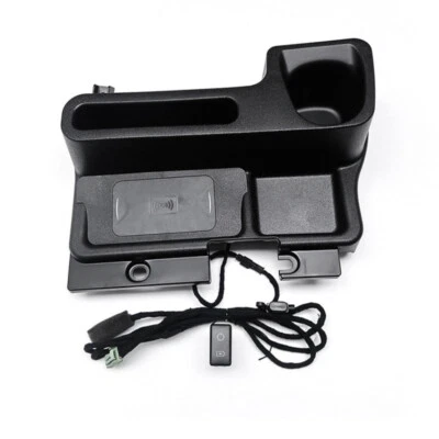 Wireless Charge Console Storage Box For Toyota Land Cruiser LC70 LC71 76 77 LC79 - Image 1 of 4