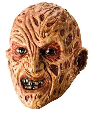 Rubies 34167 - Freddy 3/4 Vinylmaske - Adult, Halloween, Krüger. A Nightmare - Bild 1 von 3